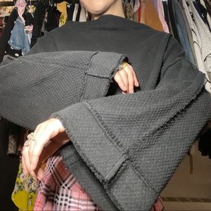 Free people black sweater